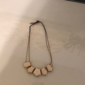 Cream and Gold necklace